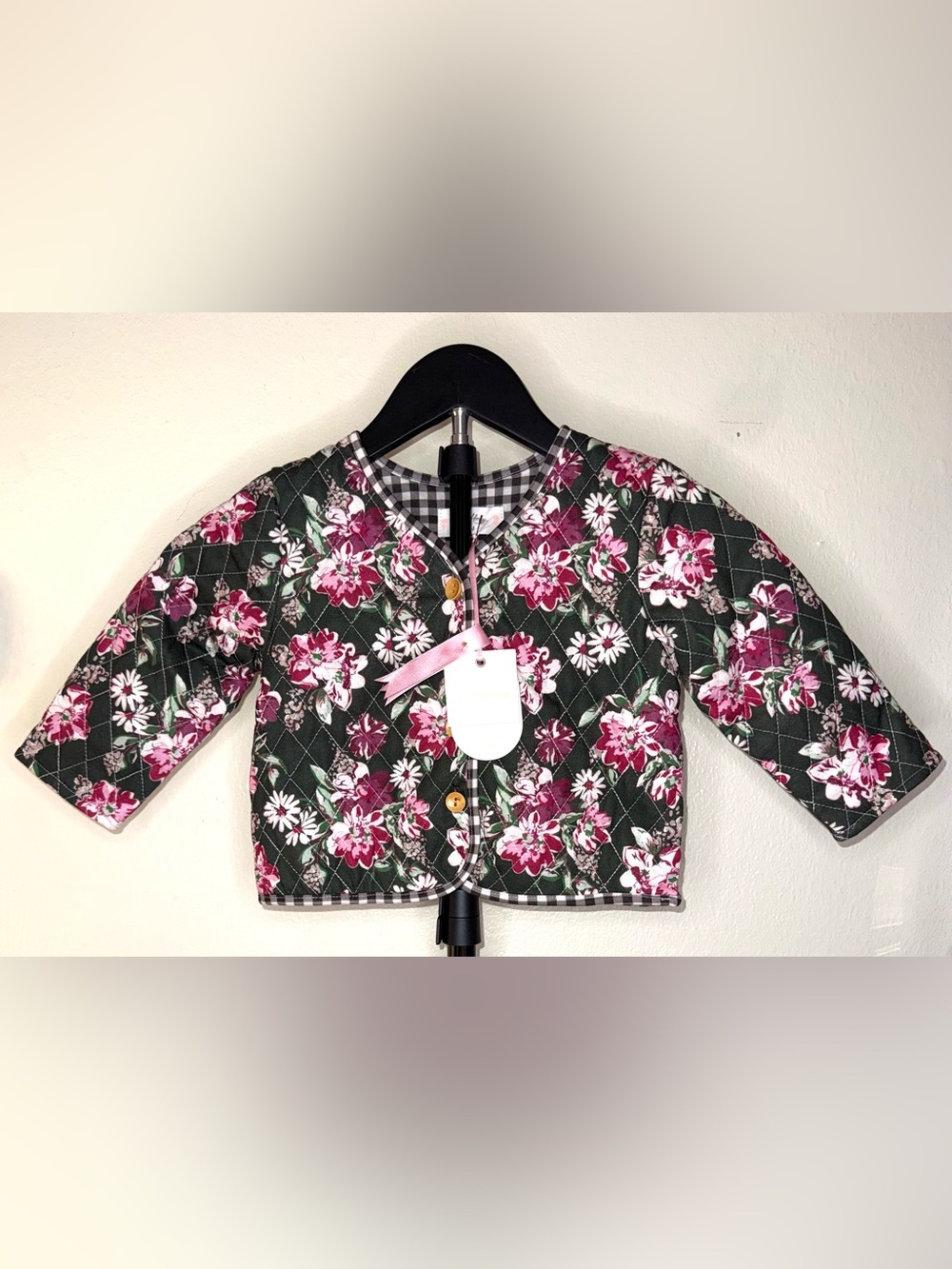 SweetHoney Quilted Cardigan “Thankful”, size 18 mo, NWT